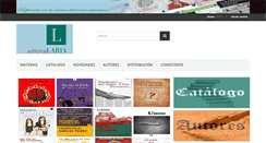 Desktop Screenshot of editoriallaria.com